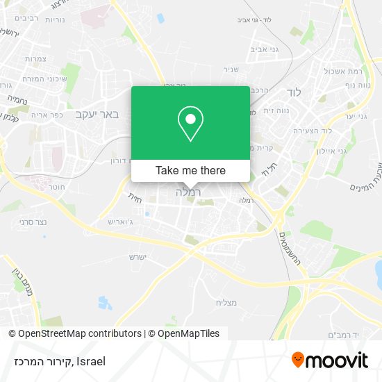 קירור המרכז map