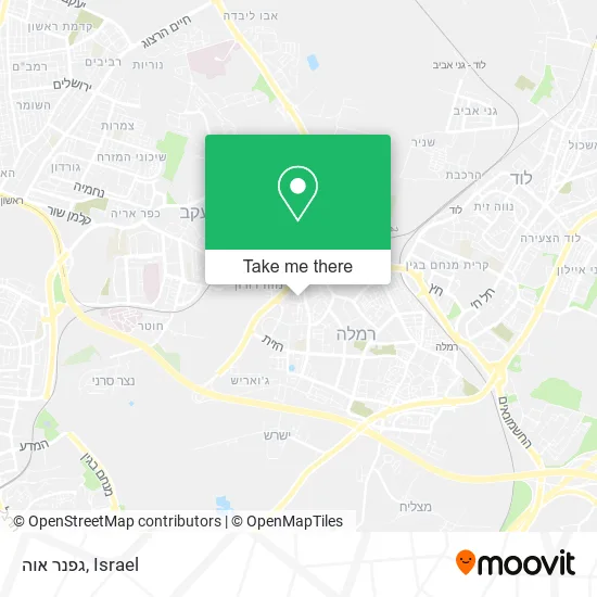Карта גפנר אוה