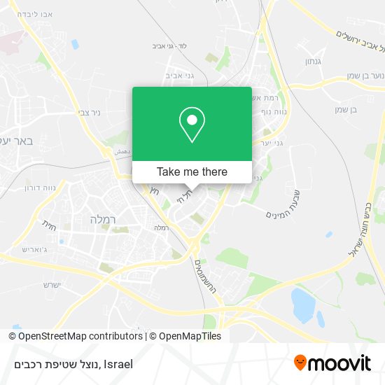 נוצל שטיפת רכבים map