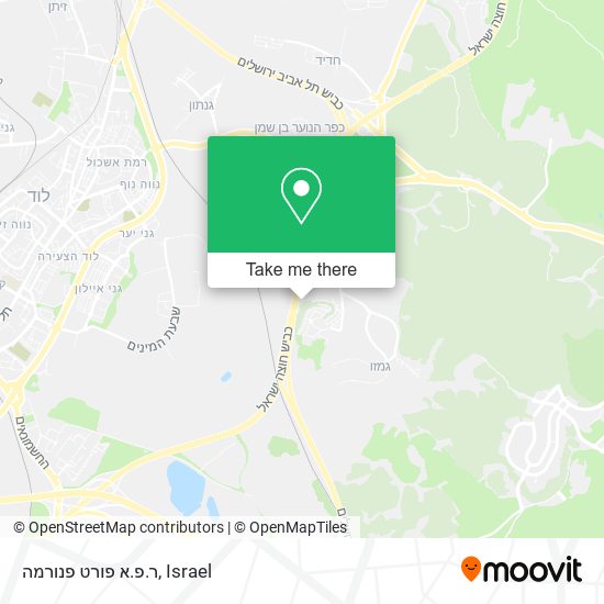 ר.פ.א פורט פנורמה map