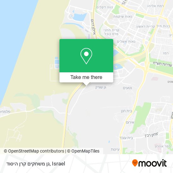 גן משחקים קרן היסוד map