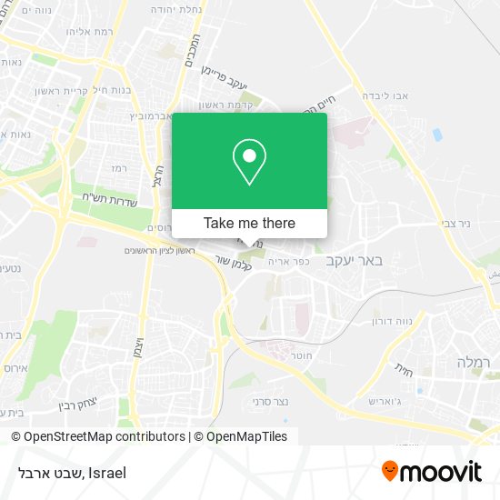 שבט ארבל map