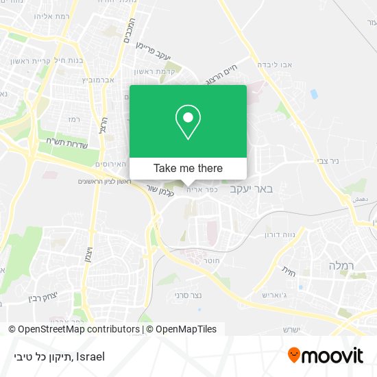 תיקון כל טיבי map