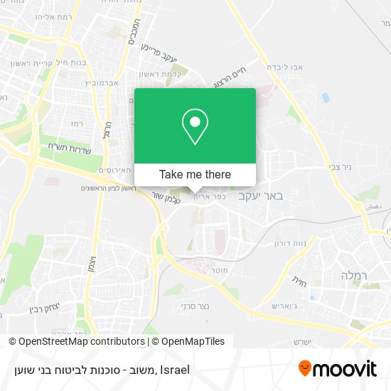 משוב - סוכנות לביטוח בני שוען map