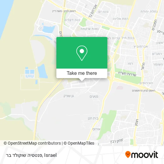 פנטסיה שוקולד בר map