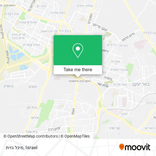 מיכל גזית map