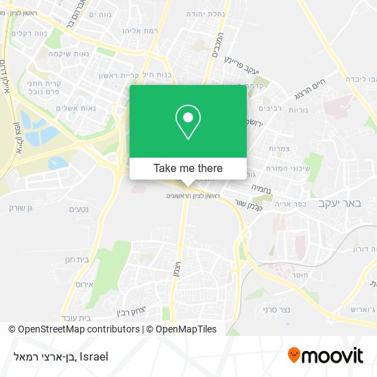 בן-ארצי רמאל map