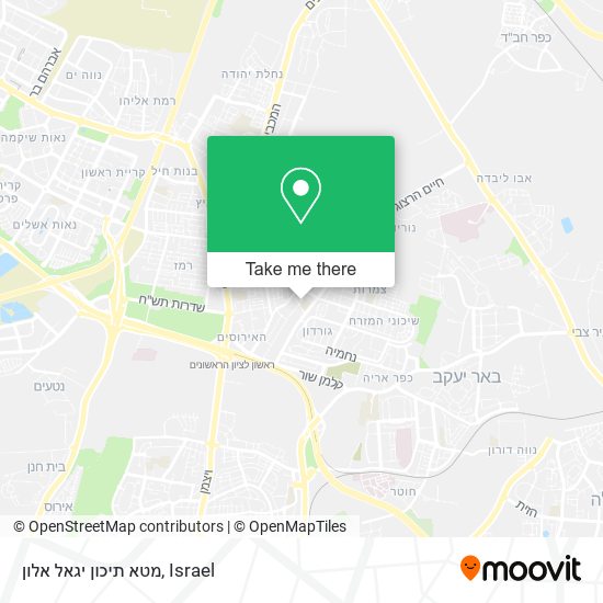 Карта מטא תיכון יגאל אלון