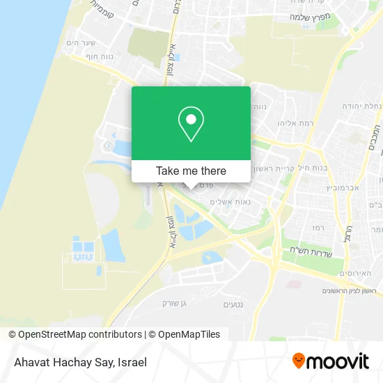 Карта Ahavat Hachay Say