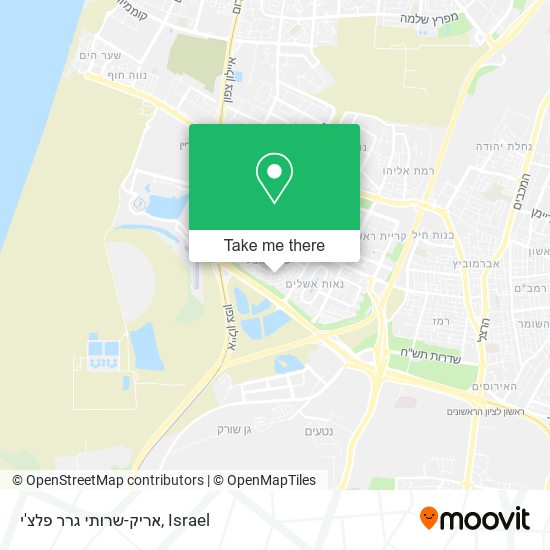 אריק-שרותי גרר פלצ'י map