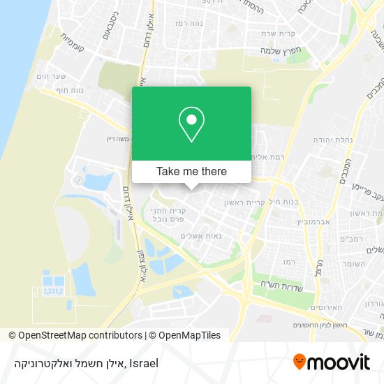 אילן חשמל ואלקטרוניקה map