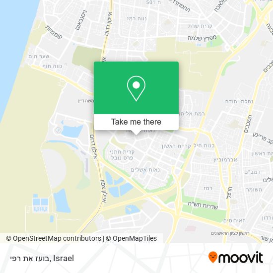 בועז את רפי map