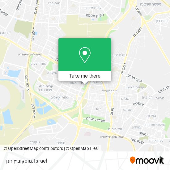 מוסקוביץ חנן map