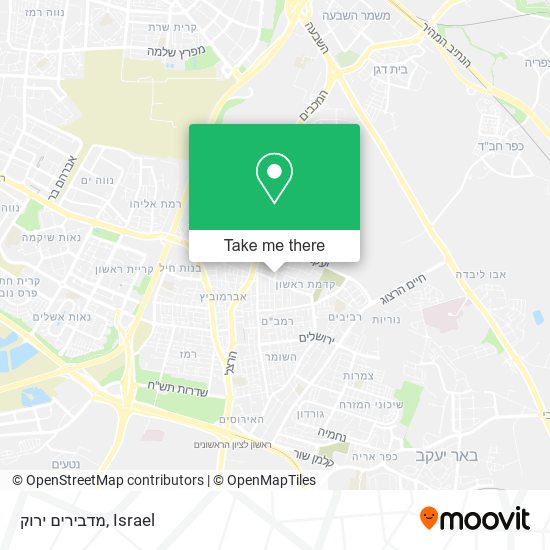 מדבירים ירוק map