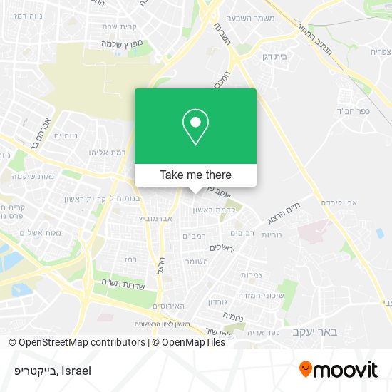 בייקטריפ map