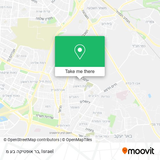 בר אופטיקה בע מ map