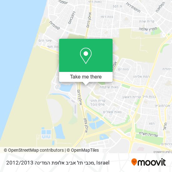 Карта מכבי תל אביב אלופת המדינה 2012 / 2013
