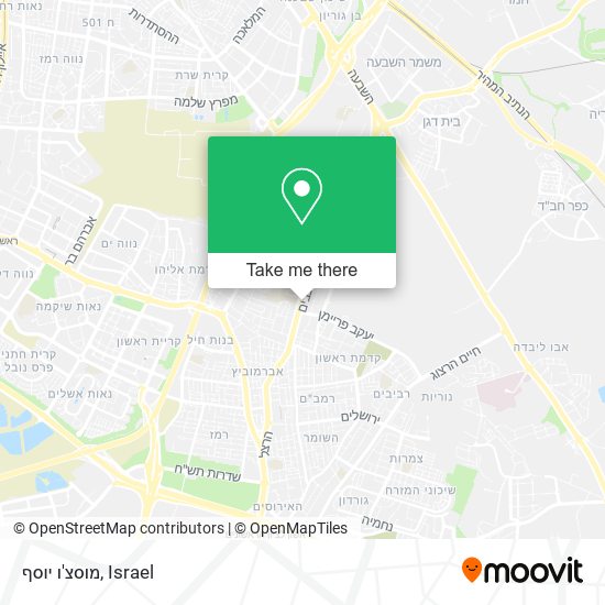 מוסצ'ו יוסף map