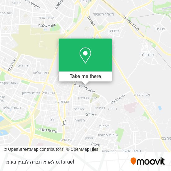 סולארא-חברה לבניין בע מ map