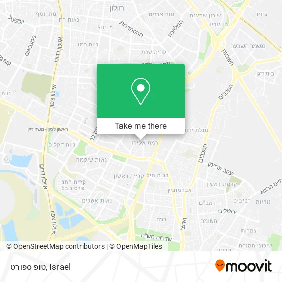 Карта טופ ספורט