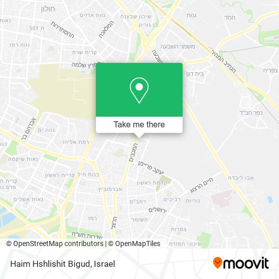 Haim Hshlishit Bigud map