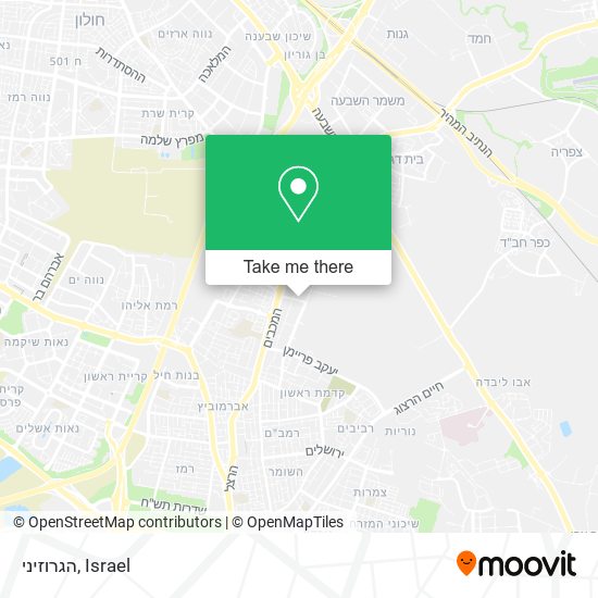 Карта הגרוזיני