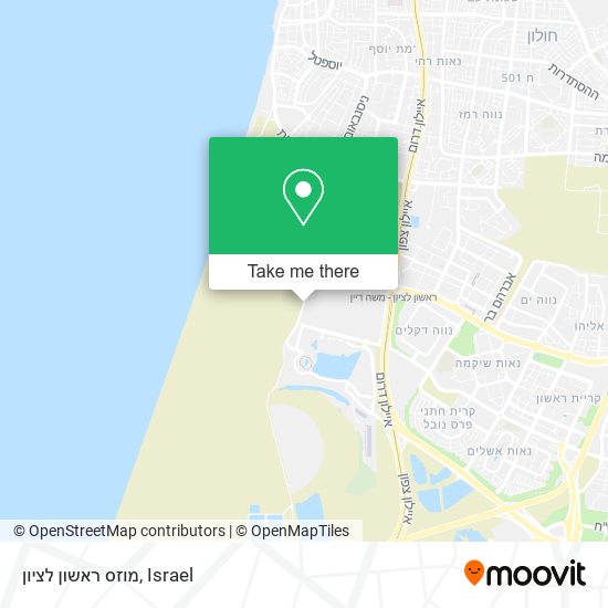 Карта מוזס ראשון לציון