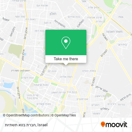 חברת בטא תשתיות map