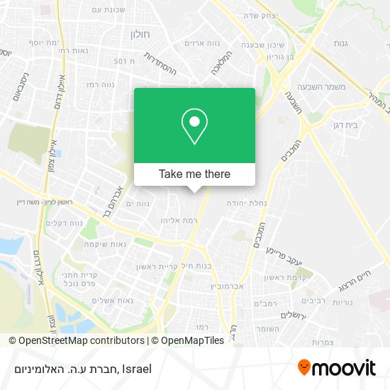 חברת ע.ה. האלומיניום map