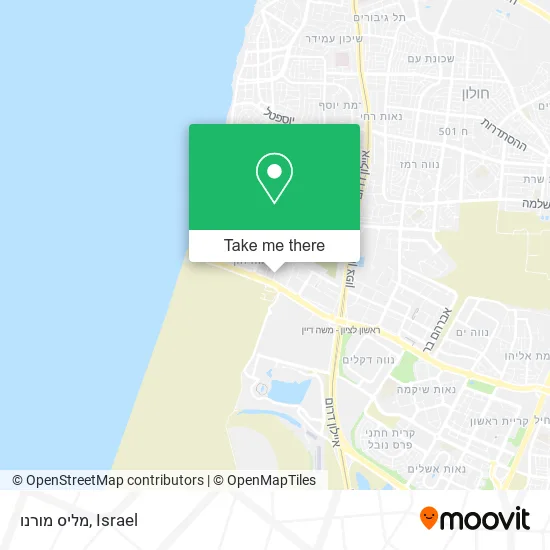 מליס מורנו map