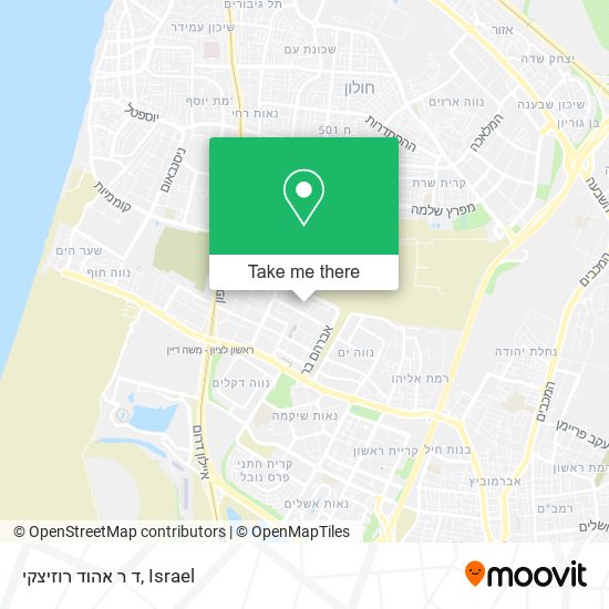 ד ר אהוד רוזיצקי map