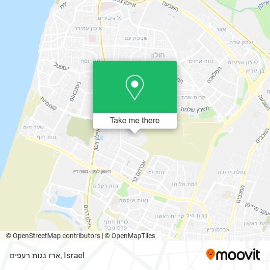 ארז גגות רעפים map