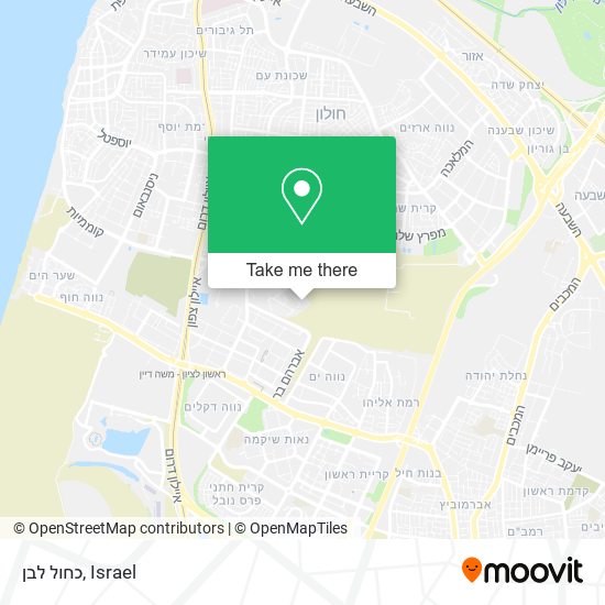 כחול לבן map