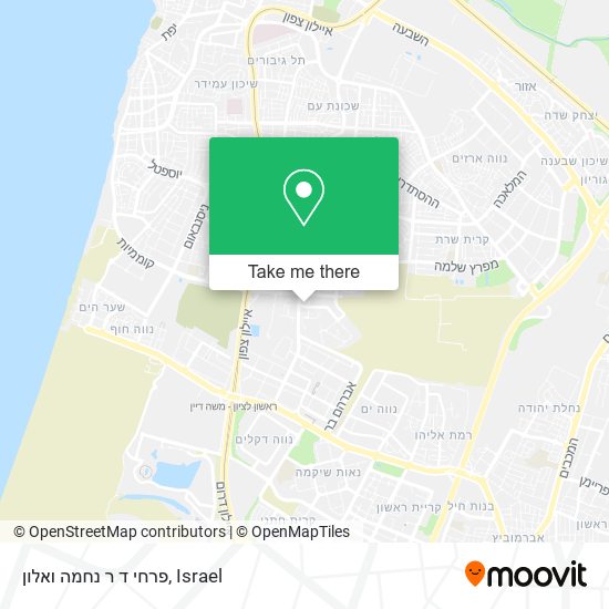 פרחי ד ר נחמה ואלון map