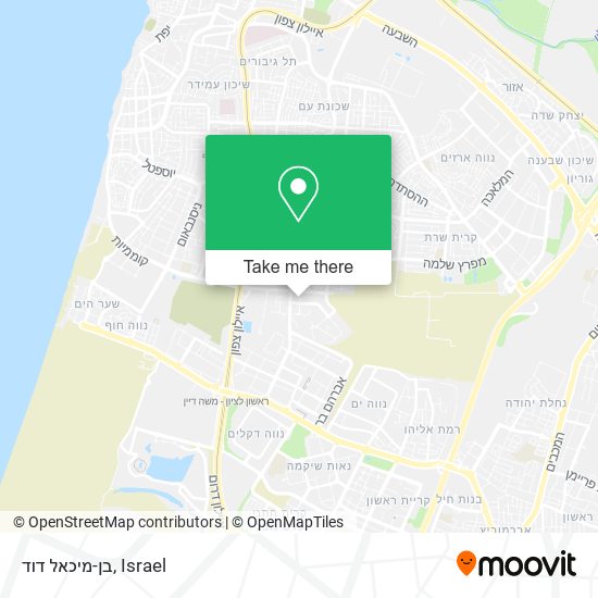 בן-מיכאל דוד map
