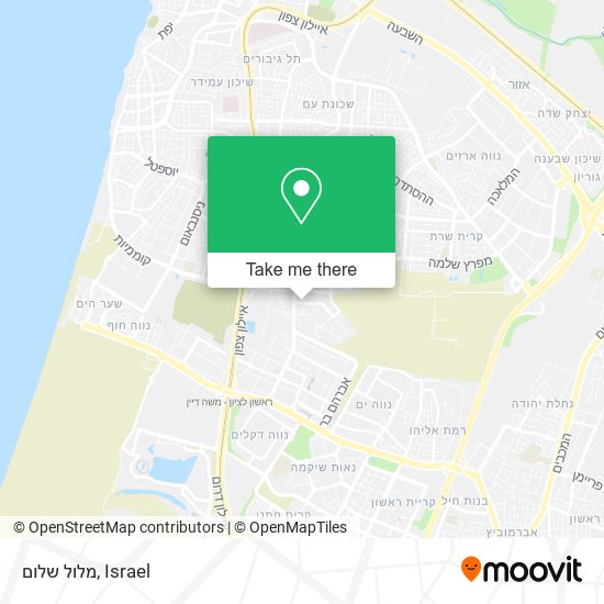 מלול שלום map