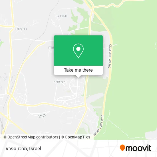 Карта מרכז ספרא