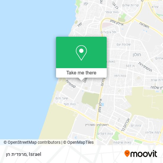 מרפדית חן map