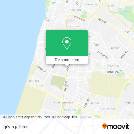 Карта גן סיגלון