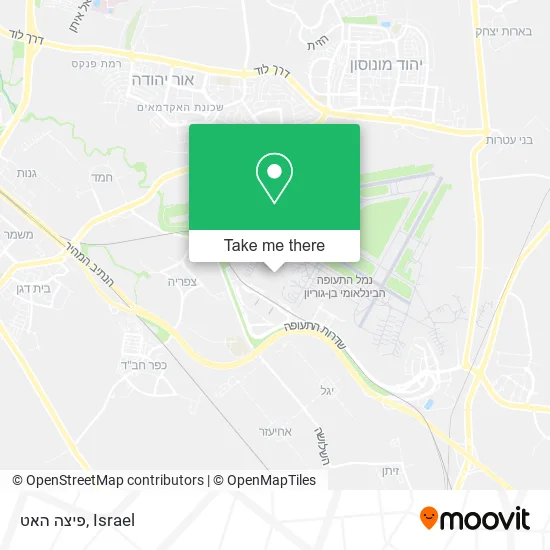 Карта פיצה האט