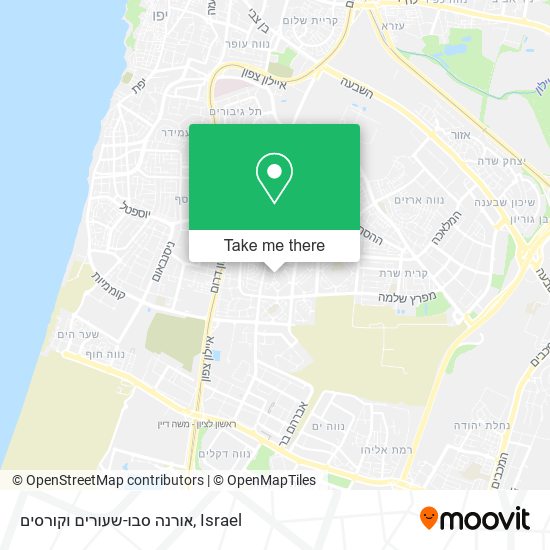 אורנה סבו-שעורים וקורסים map