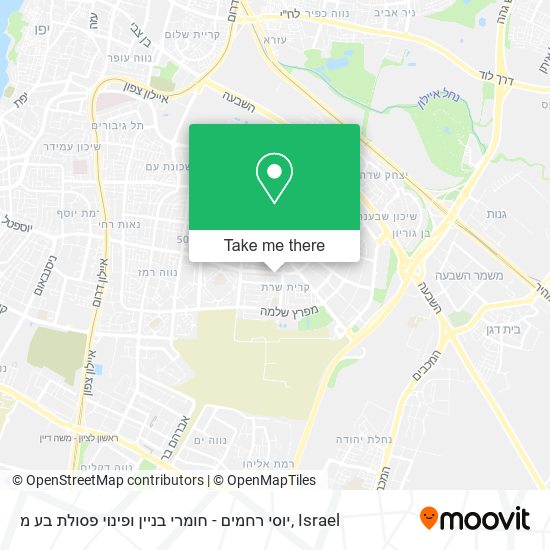 יוסי רחמים - חומרי בניין ופינוי פסולת בע מ map