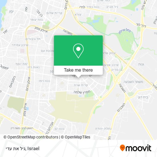 גיל את עדי map