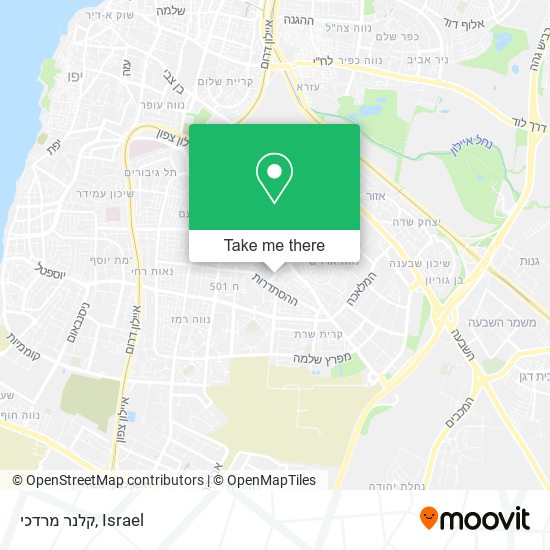 קלנר מרדכי map