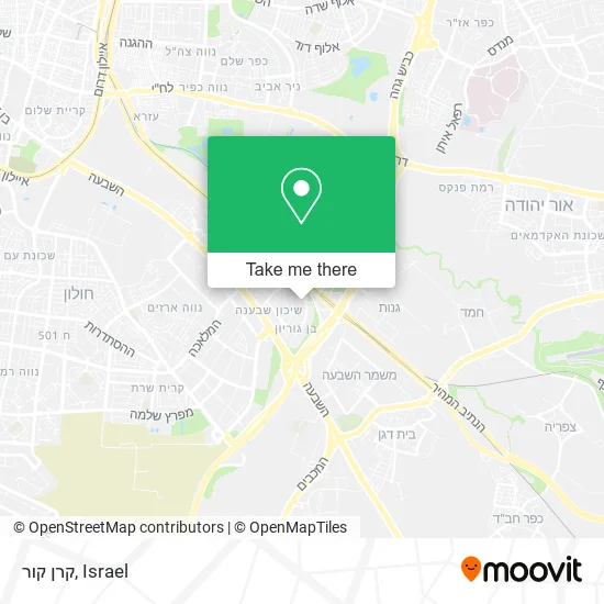 Карта קרן קור