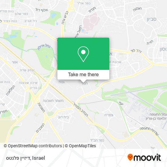 דיזיין פלנטס map