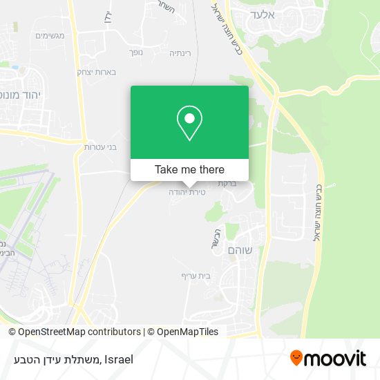 משתלת עידן הטבע map