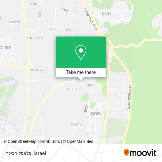 פלאפל הכיכר map