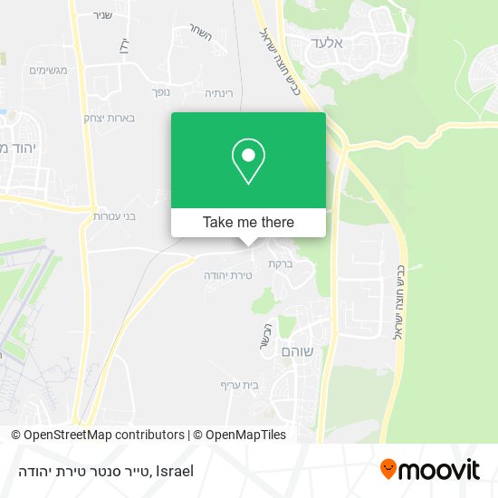 טייר סנטר טירת יהודה map