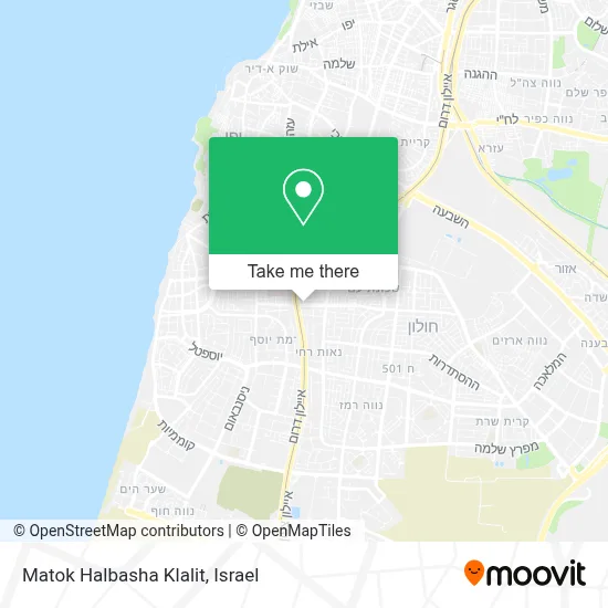 Matok Halbasha Klalit map